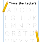 Tracing Letter Writing Foundational Worksheet Kidpid