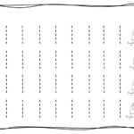 Vertical Tracing Line Sheets 8 Preschool And Homeschool
