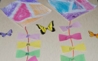 Wet Chalk Kite Crafts And Learning Games For Young Kids