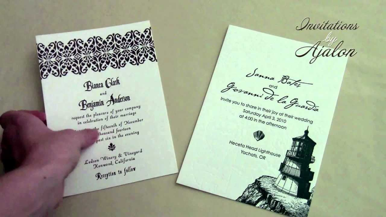 Wording Wedding Invitations Without Parents Names YouTube