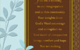 You re A Blessing Pastor Anniversary Card Greeting