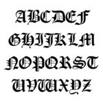 10 Best Printable Old English Alphabet A Z Printablee