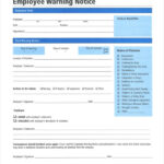 12 Printable Employee Warning Notice Templates Google