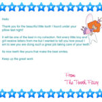 36 Cute Tooth Fairy Letters Kitty Baby Love