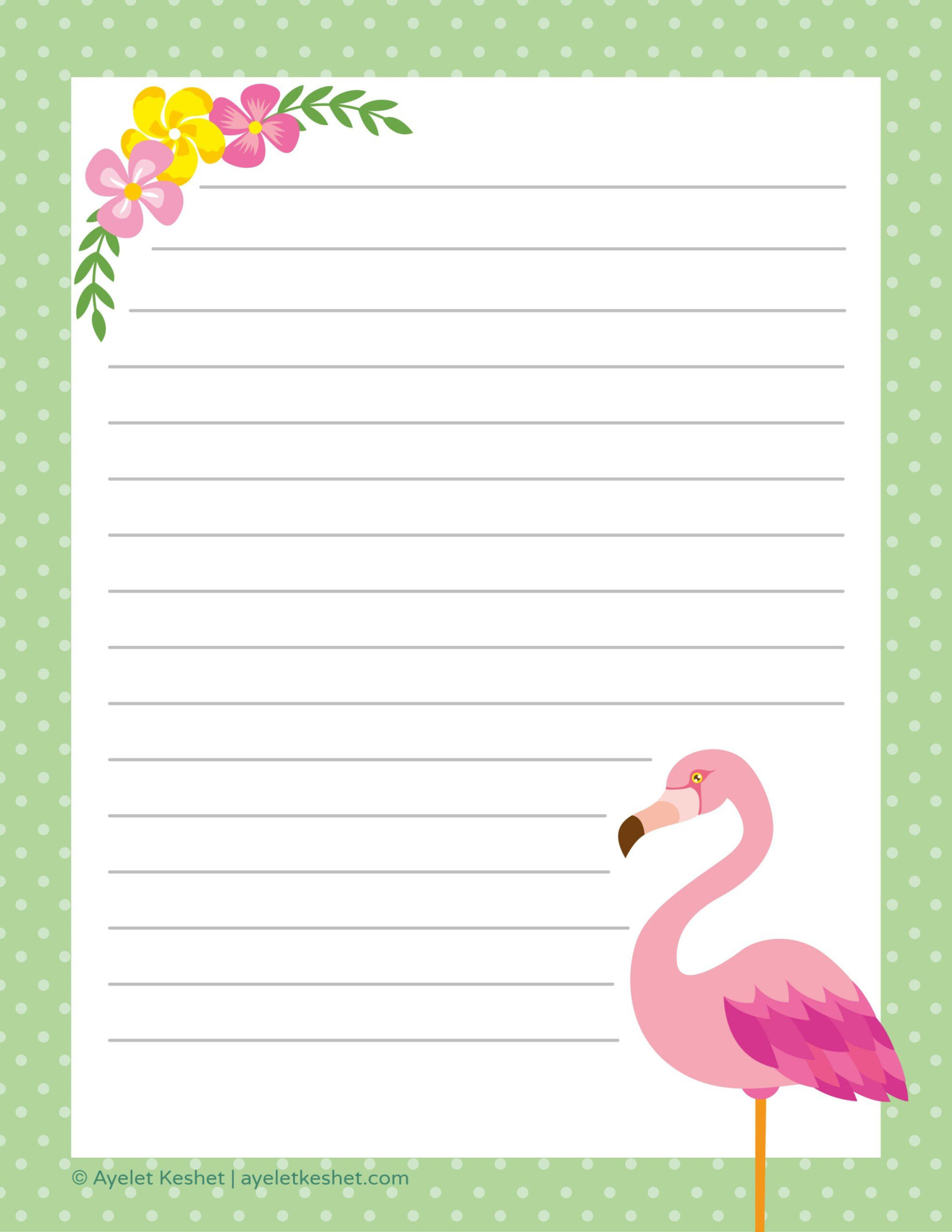 48 Pretty Letter Writing Paper KittyBabyLove