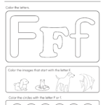 8 Best Free Printable Alphabet Worksheets Letter F