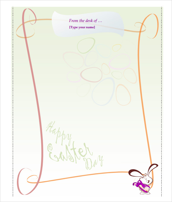 8 Easter Bunny Letters To Download For Free Sample Templates