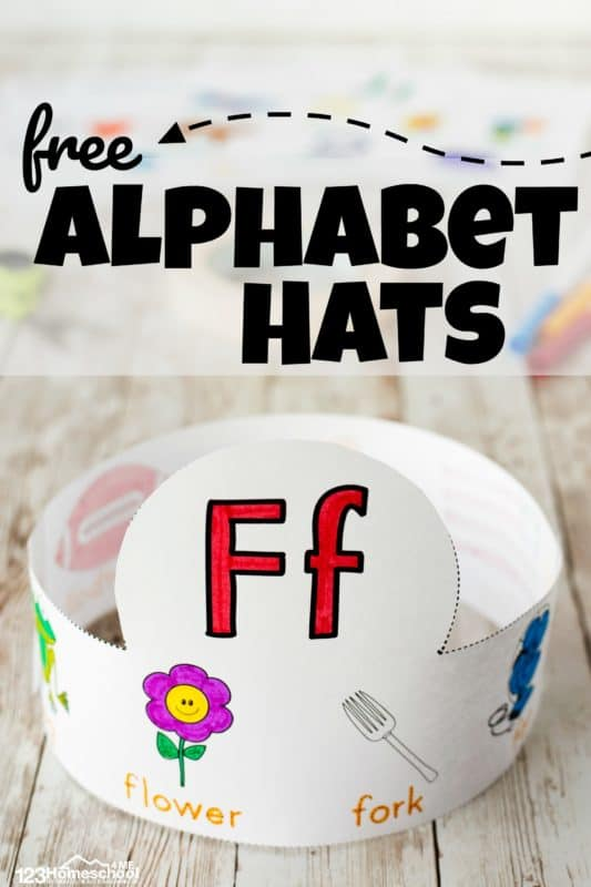 Alphabet Hats Teaching Preschoolers Letters Preschool 