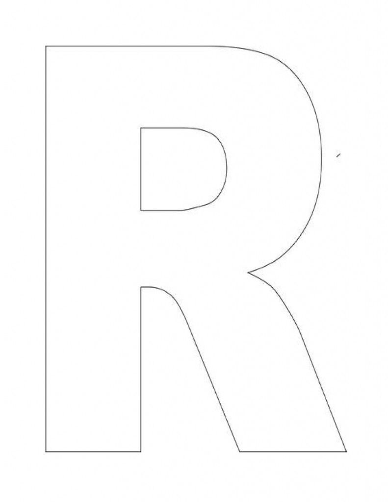 Alphabet Letter R Template For Kids1 Alphabet Letter