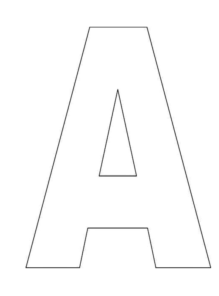 Alphabet Letter Templates Free Printable Alphabet Letters 