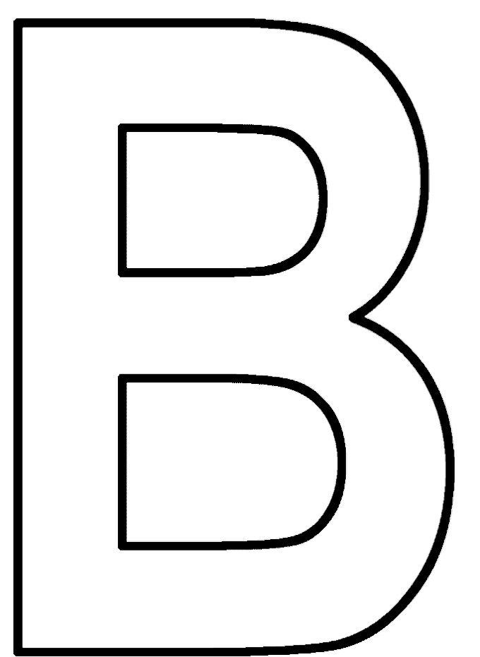 B For Alphabet B Coloring Pages Alphabet Coloring Pages 