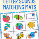 Beginning Sounds Letter Match Up Mats Beginning Sounds