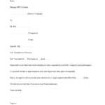 Blank Letter Of Termination Templates At