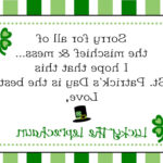Busy Bees Backwards Letter From The Leprechaun St