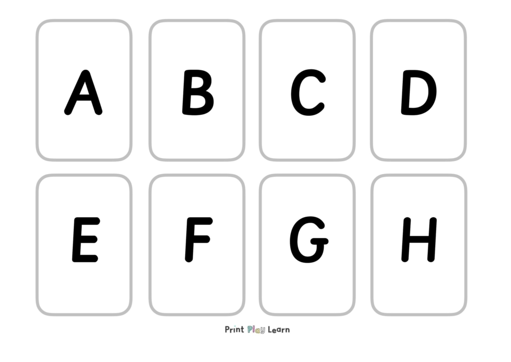 Capital Letter Flashcards Printable Teaching Resources 