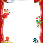 Christmas Letter Border Template Collection Letter