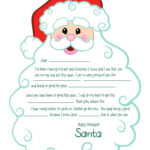 Christmas Lettering Santa Letter Template Santa Letter