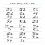 Cursive Writing Template 8 Free Word PDF Documents