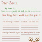 Dear Santa Letter Free Printable The Chirping Moms