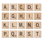 Digital Alphabet Scrabble Tiles Digital And Printable