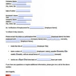 Download Employment Verification Letter Template With