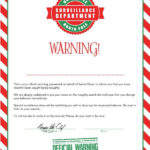 Editable Letters From Santa Naughty Kids Christmas
