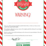 Editable Letters From Santa Naughty Kids Elf Letters