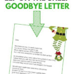 Elf On The Shelf Goodbye Letter The Perfect Elf On The