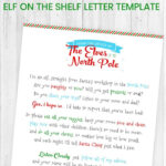 Elf On The Shelf Letter Template Printable Essay Writing Top