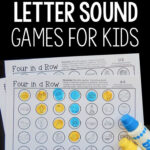 Four in a row Letter Sound Games Letter Sound Games