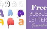 Free Bubble Letters Generator Add Bubble Letters With A
