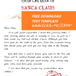 Free Editable Warning Letter From Santa Claus
