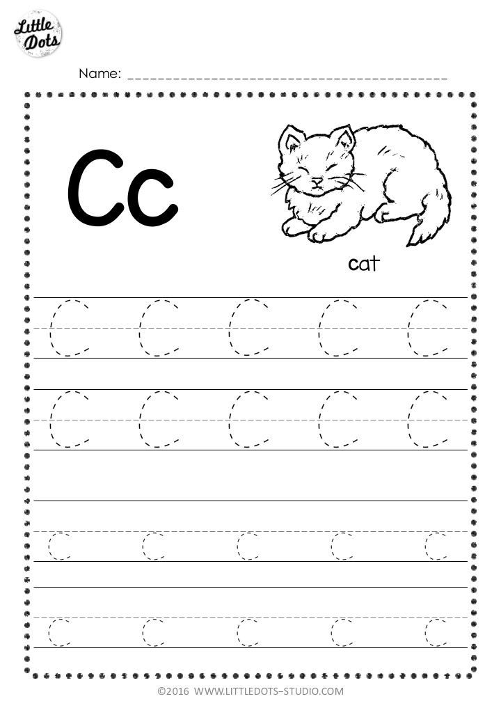 Free Letter C Tracing Worksheets Tracing Worksheets 