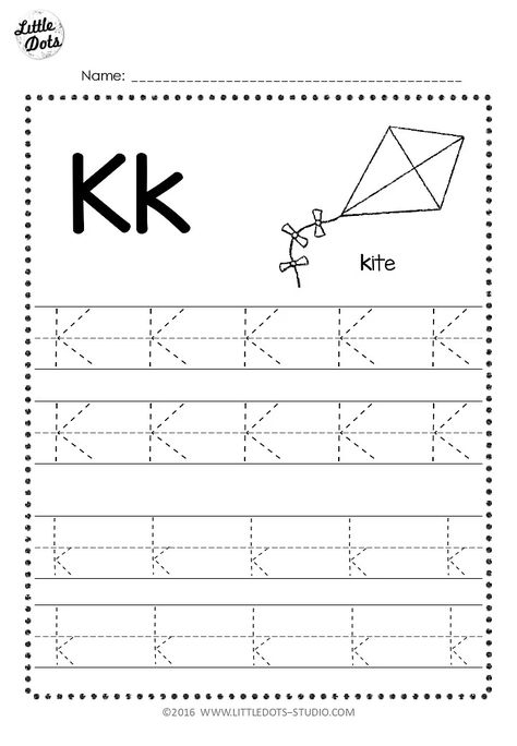 Free Letter K Tracing Worksheets Tracing Worksheets 