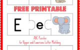 Free Printable ABC Puzzles Abc Puzzle Abc Printables