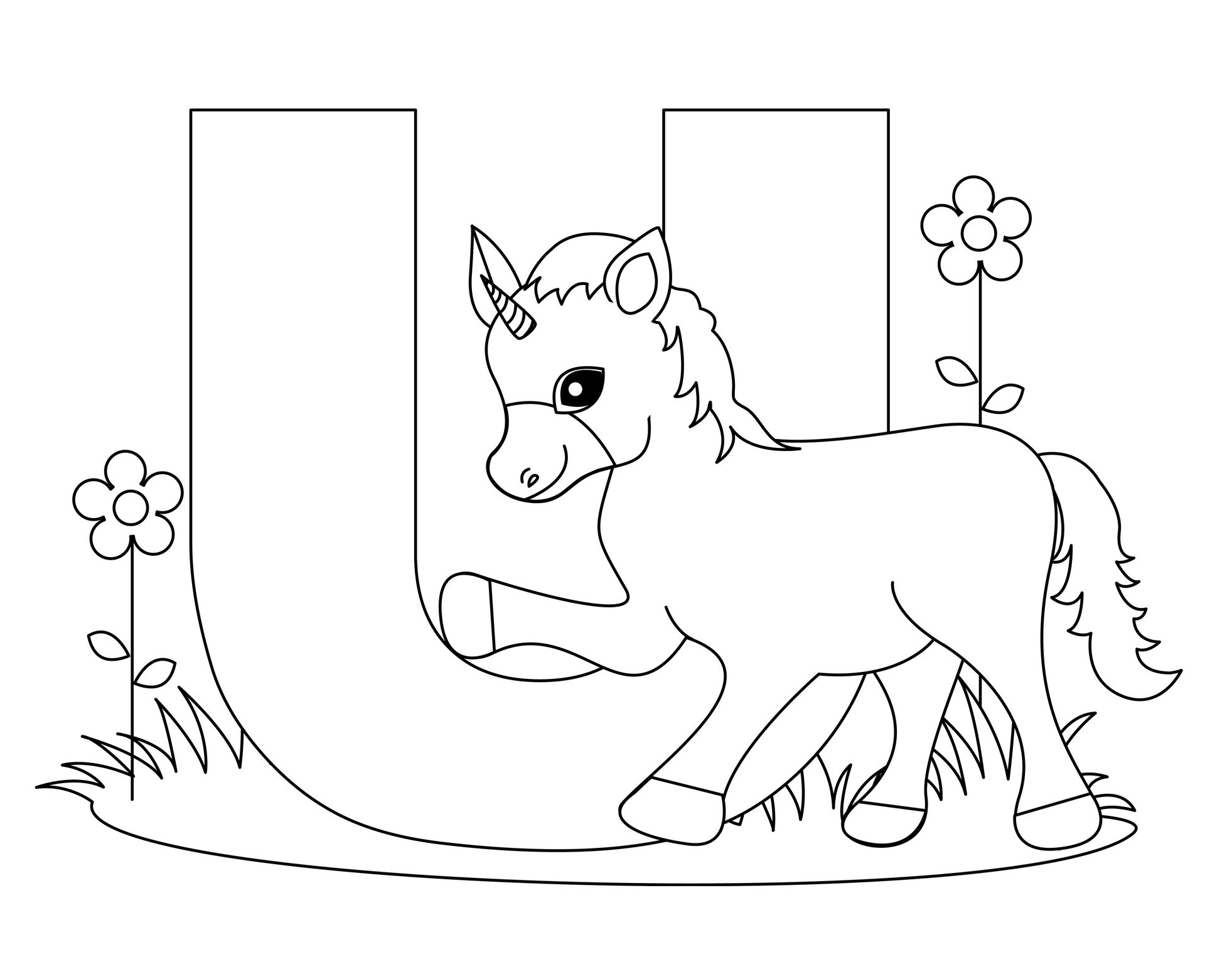 Free Printable Alphabet Coloring Pages For Kids Best 