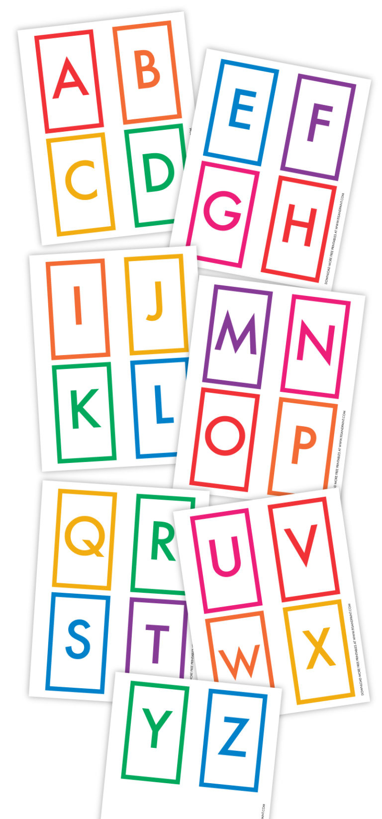 Free Printable Alphabet Flash Cards Toddler Flash Cards 