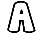Free Printable Bubble Letter Alphabet Stencils Freebie
