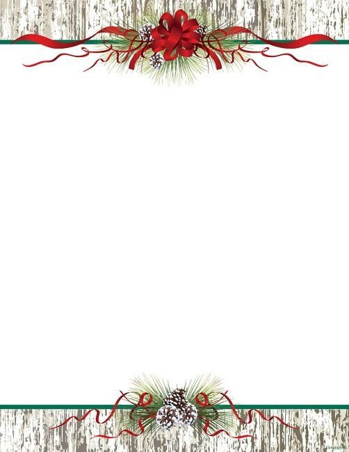 Free Printable Christmas Stationery Christmas Letter Red 