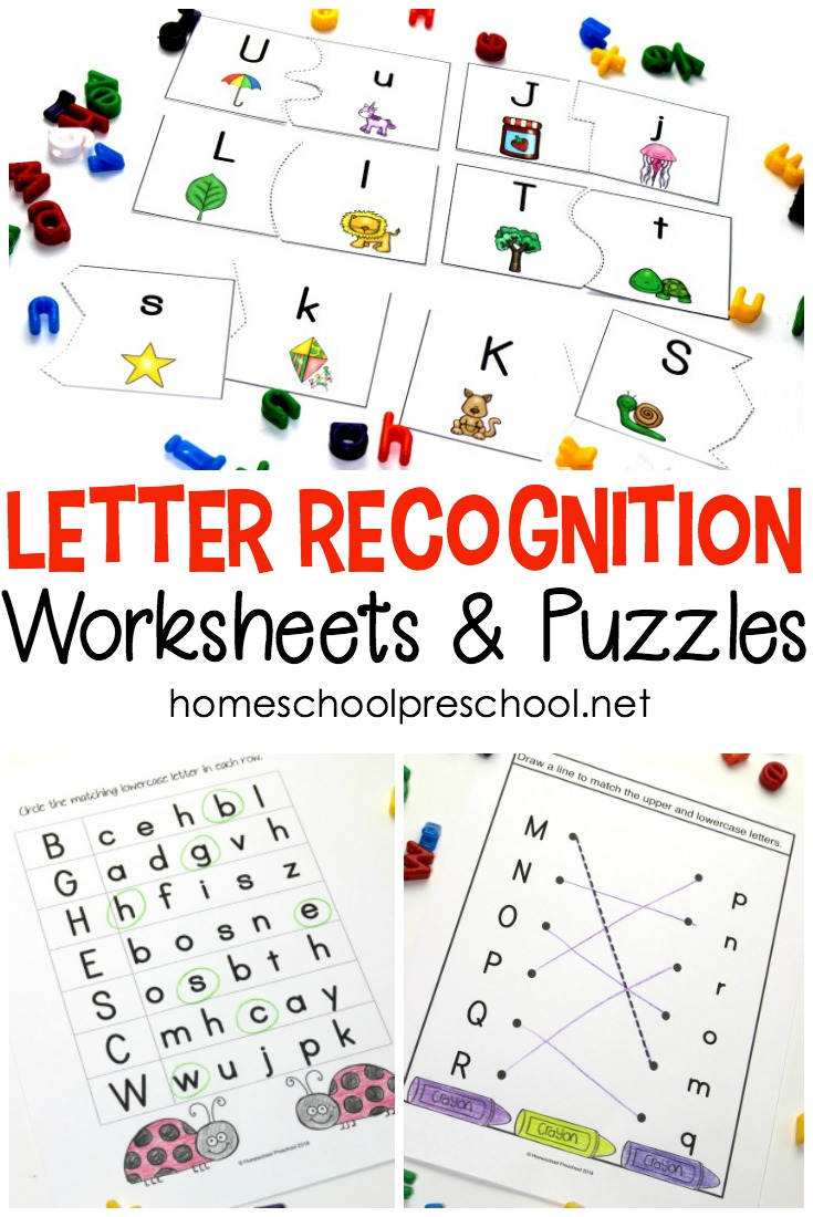 Free Printable Letter Recognition Worksheets And Puzzles 