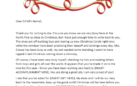 Free Printable Letters From Santa His Elves Christmas