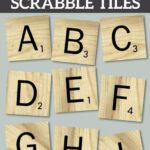 Free Printable Scrabble Letter Tiles Sign Printable