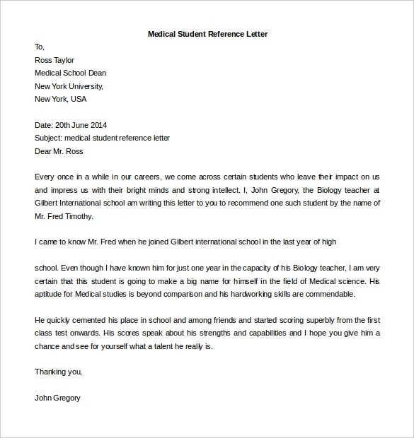 Free Reference Letter Templates 24 Free Word PDF 