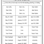 Friendly Letter Worksheets From The Teacher s Guide