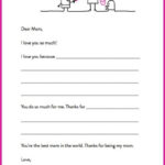 Here s A Quick Mother s Day Printable Letter Template