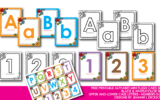 HoneyBops Free Printable Alphabet Mini Flash Card Set