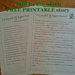 I Caught A Leprechaun Free Fill In Blank Printable Story