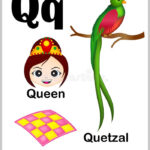 Illustration About Cute And Colorful Alphabet Letter Q