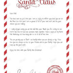 INSTANT DOWNLOAD Editable Santa Letter Handwritten Santa