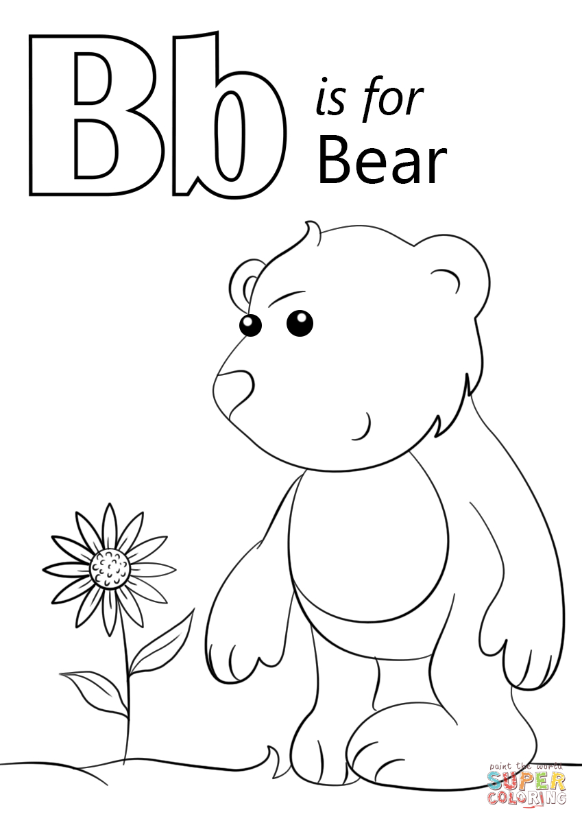 Letter B Coloring Pages At GetColorings Free 